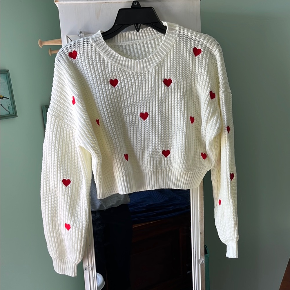 SHEIN Heart Sweater